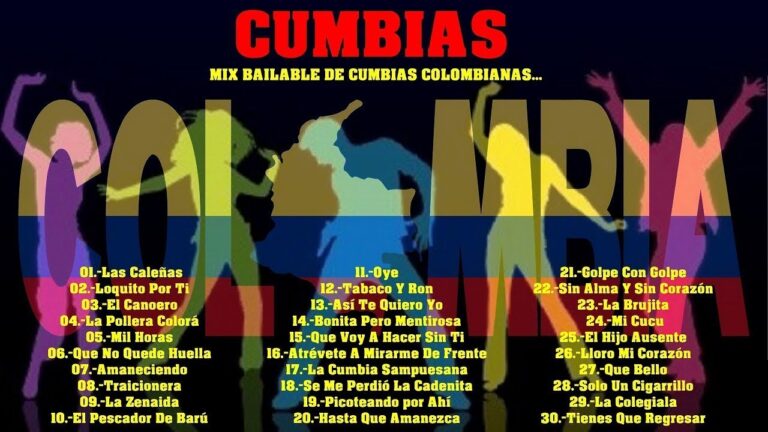 Cumbias colombianas para bailar