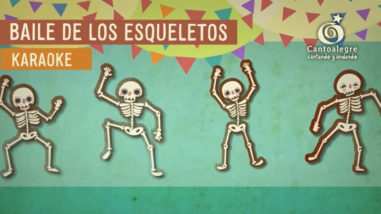 El canto alegre: Bailando con los esqueletos.