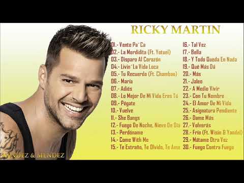 Baila sin parar con los éxitos de Ricky Martin: ¡Pura fiesta en tus pies!